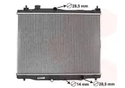 Kühler, Motorkühlung VAN WEZEL 25012711
