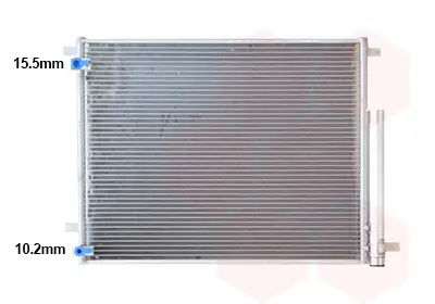 Kondensator, Klimaanlage VAN WEZEL 25015713 Bild Kondensator, Klimaanlage VAN WEZEL 25015713