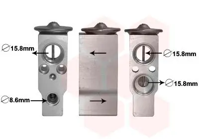 Expansionsventil, Klimaanlage VAN WEZEL 27001257