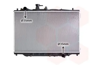 Kühler, Motorkühlung VAN WEZEL 27002048