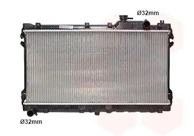 Kühler, Motorkühlung VAN WEZEL 27002087 Bild Kühler, Motorkühlung VAN WEZEL 27002087