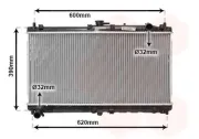 Kühler, Motorkühlung VAN WEZEL 27002138