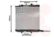 Kühler, Motorkühlung VAN WEZEL 27002139