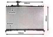 Kühler, Motorkühlung VAN WEZEL 27002160