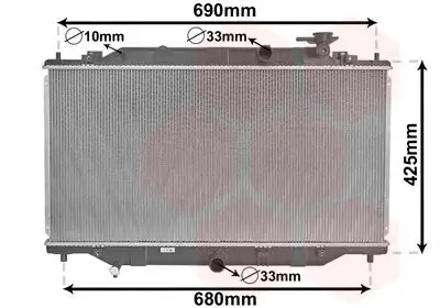 Kühler, Motorkühlung VAN WEZEL 27002269