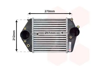 Ladeluftkühler VAN WEZEL 27004188 Bild Ladeluftkühler VAN WEZEL 27004188