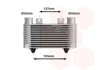 Ladeluftkühler VAN WEZEL 27004239 Bild Ladeluftkühler VAN WEZEL 27004239