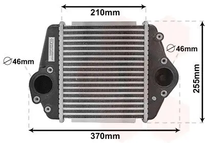 Ladeluftkühler VAN WEZEL 27004275 Bild Ladeluftkühler VAN WEZEL 27004275