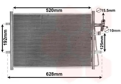 Kondensator, Klimaanlage VAN WEZEL 27005281 Bild Kondensator, Klimaanlage VAN WEZEL 27005281