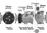 Kompressor, Klimaanlage 12 V VAN WEZEL 2700K219