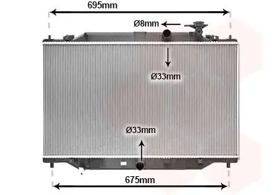Kühler, Motorkühlung VAN WEZEL 27012711