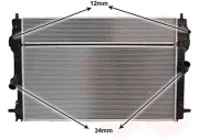 Kühler, Motorkühlung VAN WEZEL 27012724