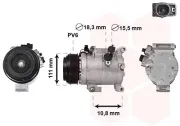 Kompressor, Klimaanlage VAN WEZEL 2701K706