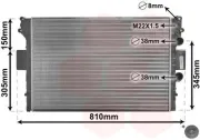 Kühler, Motorkühlung VAN WEZEL 28002049