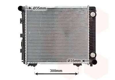 Kühler, Motorkühlung VAN WEZEL 30002066 Bild Kühler, Motorkühlung VAN WEZEL 30002066