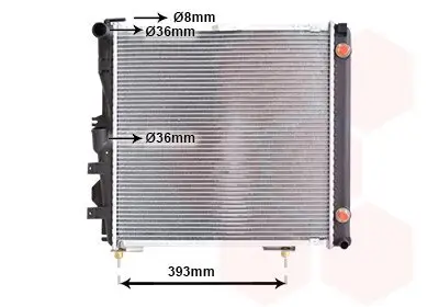 Kühler, Motorkühlung VAN WEZEL 30002086 Bild Kühler, Motorkühlung VAN WEZEL 30002086