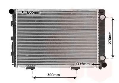 Kühler, Motorkühlung VAN WEZEL 30002110 Bild Kühler, Motorkühlung VAN WEZEL 30002110