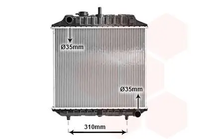 Kühler, Motorkühlung VAN WEZEL 30002127