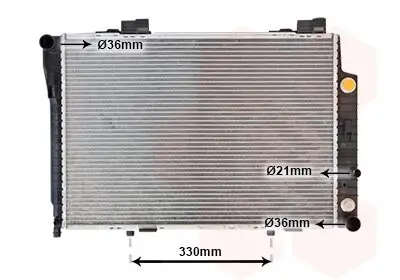Kühler, Motorkühlung VAN WEZEL 30002147 Bild Kühler, Motorkühlung VAN WEZEL 30002147
