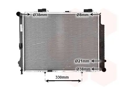 Kühler, Motorkühlung VAN WEZEL 30002191
