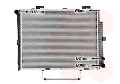 Kühler, Motorkühlung VAN WEZEL 30002208