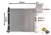 Kühler, Motorkühlung VAN WEZEL 30002243