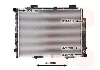 Kühler, Motorkühlung VAN WEZEL 30002283
