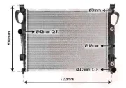 Kühler, Motorkühlung VAN WEZEL 30002306