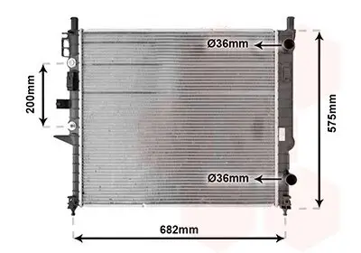 Kühler, Motorkühlung VAN WEZEL 30002331