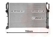 Kühler, Motorkühlung VAN WEZEL 30002394