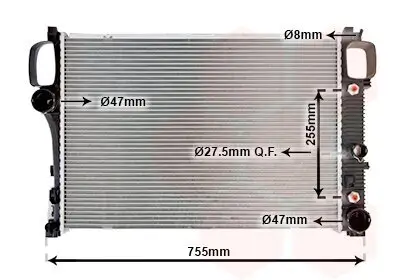 Kühler, Motorkühlung VAN WEZEL 30002447