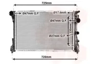 Kühler, Motorkühlung VAN WEZEL 30002575