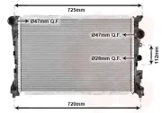 Kühler, Motorkühlung VAN WEZEL 30002691