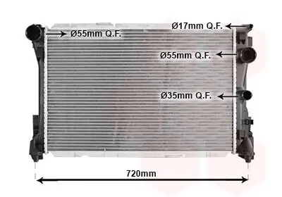 Kühler, Motorkühlung VAN WEZEL 30002693