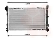 Kühler, Motorkühlung VAN WEZEL 30002727