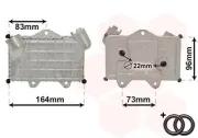 Ölkühler, Motoröl VAN WEZEL 30003240