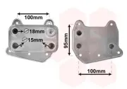 Ölkühler, Motoröl VAN WEZEL 30003495