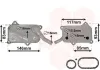 Ölkühler, Motoröl VAN WEZEL 30003555 Bild Ölkühler, Motoröl VAN WEZEL 30003555