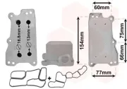 Ölkühler, Motoröl VAN WEZEL 30003687