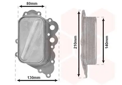 Ölkühler, Motoröl VAN WEZEL 30003713