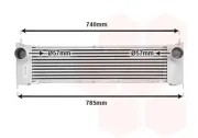 Ladeluftkühler VAN WEZEL 30004371