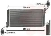 Wärmetauscher, Innenraumheizung VAN WEZEL 30006109