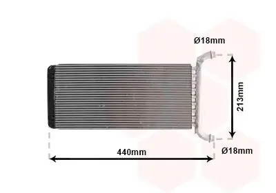 Wärmetauscher, Innenraumheizung VAN WEZEL 30006399 Bild Wärmetauscher, Innenraumheizung VAN WEZEL 30006399