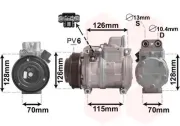 Kompressor, Klimaanlage VAN WEZEL 3000K087