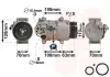 Kompressor, Klimaanlage 12 V VAN WEZEL 3000K434