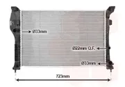 Kühler, Motorkühlung VAN WEZEL 30012712