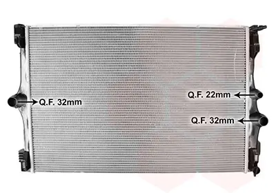 Kühler, Motorkühlung VAN WEZEL 30012716 Bild Kühler, Motorkühlung VAN WEZEL 30012716