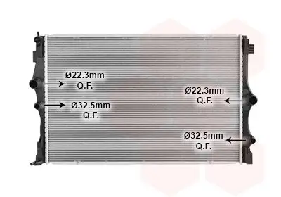 Kühler, Motorkühlung VAN WEZEL 30012717 Bild Kühler, Motorkühlung VAN WEZEL 30012717