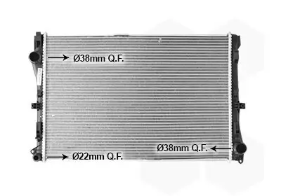 Kühler, Motorkühlung VAN WEZEL 30012722