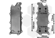 Ölkühler, Motoröl VAN WEZEL 30013701